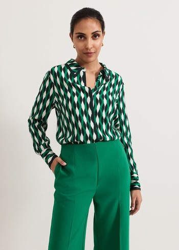 Phase Eight Petite Rita Shirts Green Australia | CV9132068